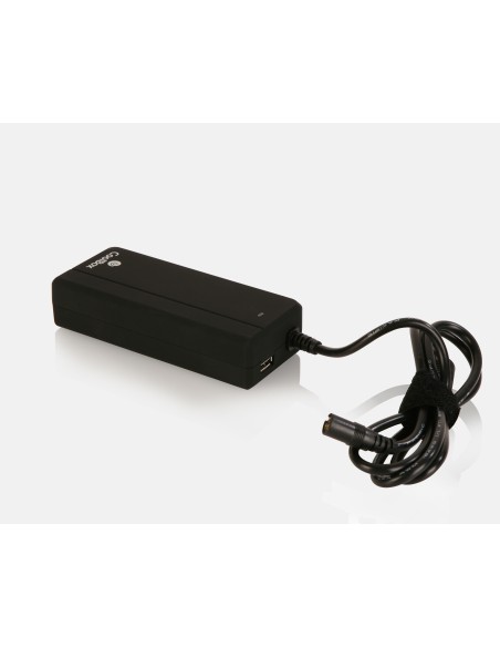 CoolBox FALCOONB90U adaptador e inversor de corriente Interior 90 W Negro