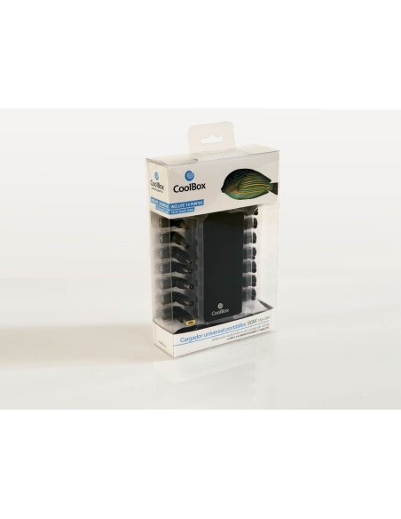 CoolBox FALCOONB90U adaptador e inversor de corriente Interior 90 W Negro