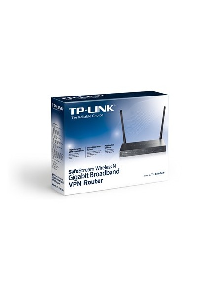 TP-LINK TL-ER604W Gigabit Ethernet Negro router inalámbrico