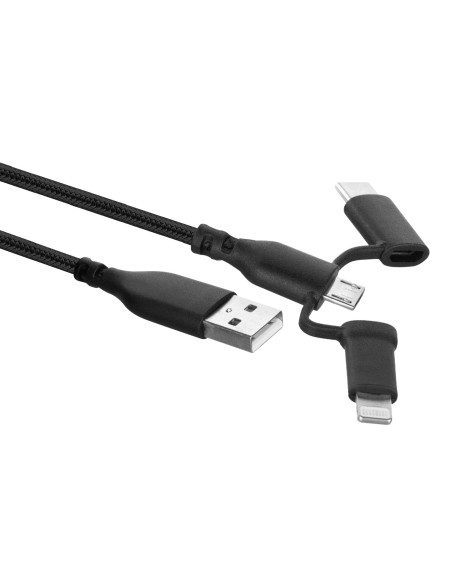 Ewent EW1376 cable USB 1 m USB A Micro-USB A Negro