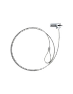 TooQ TQCLKC0015 cable antirrobo Plata 1,5 m