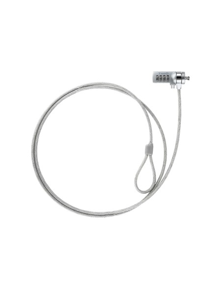 TooQ TQCLKC0015 cable antirrobo Plata 1,5 m