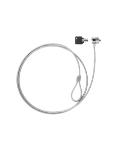 TooQ TQCLKC0025 cable antirrobo Plata 1,5 m