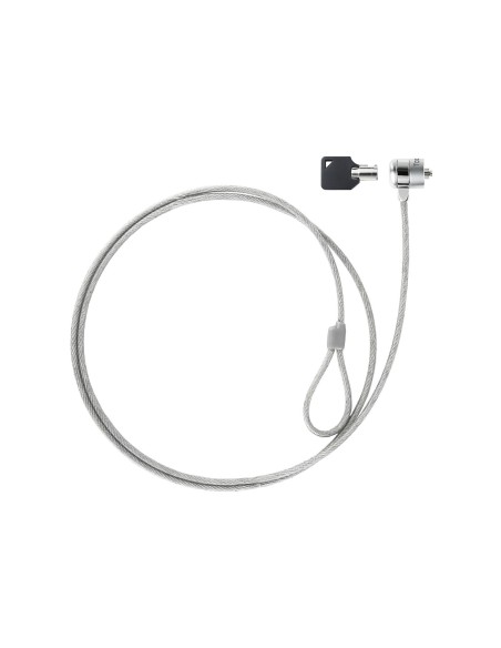 TooQ TQCLKC0025 cable antirrobo Plata 1,5 m