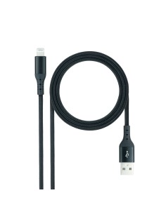 Nanocable Cable LIGHTNING-USB A M, Negro, 1 M