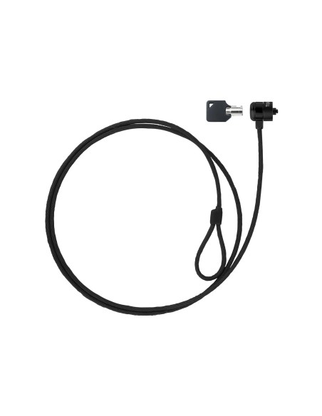 Tooq Cable de seguridad con llave portátiles Gris