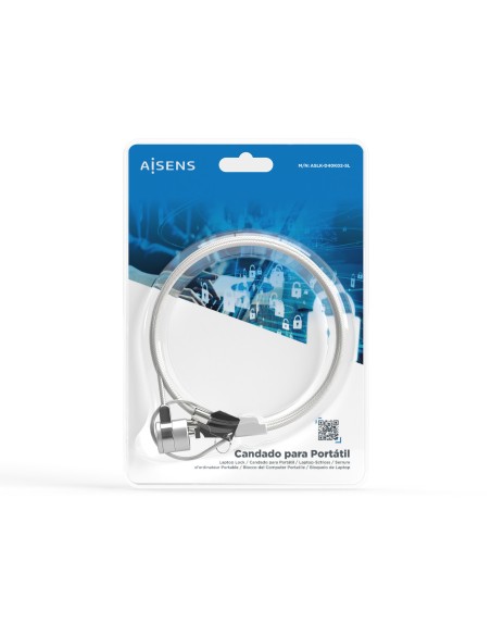 Aisens Cable Seguridad  cerradura llave  1.5M