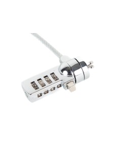 iggual Cable seguridad candado 4 dígitos SECURE 4D