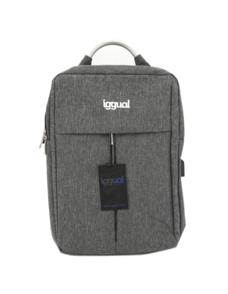 iggual IGG317044 maletines para portátil 39,6 cm (15.6") Mochila Gris