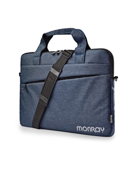 MONRAY Maletin CHARTER 15,6" Azul jaspeado
