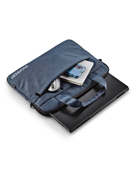 MONRAY Maletin CHARTER 15,6" Azul jaspeado