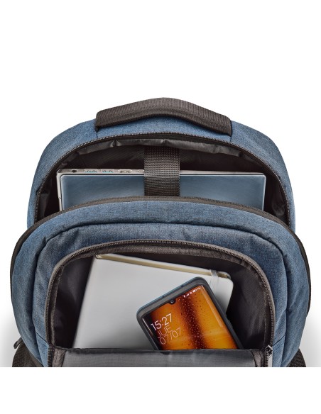 MONRAY Mochila  SACKSCHARTER 15,6" Azul jaspeado