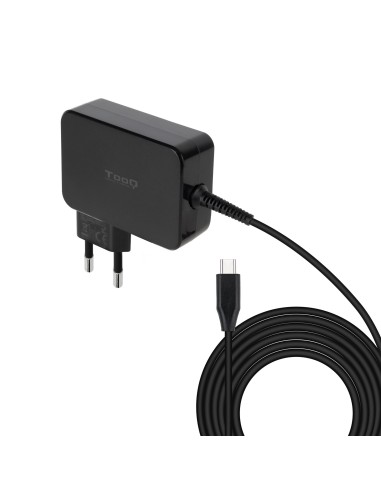 Tooq Cargador portatil GAN USB-C PD 90W Negro