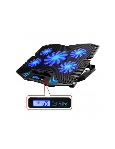 Ewent EW1259 almohadilla fría 43,2 cm (17") 2500 RPM Negro