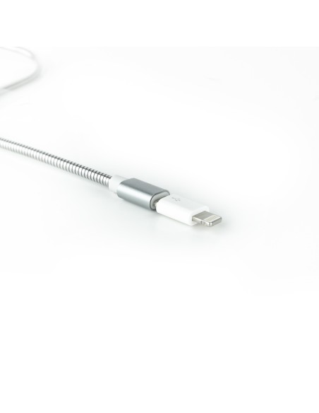 Nanocable Adaptador Lightning a Micro USB, Lightning M-Micro B H Blanco