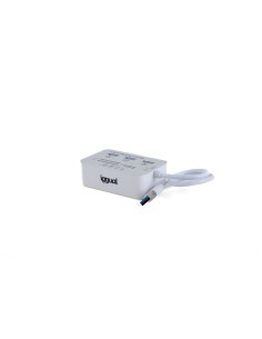 iggual IGG316733 hub de interfaz USB 3.2 Gen 1 (3.1 Gen 1) Type-A 5000 Mbit s Blanco