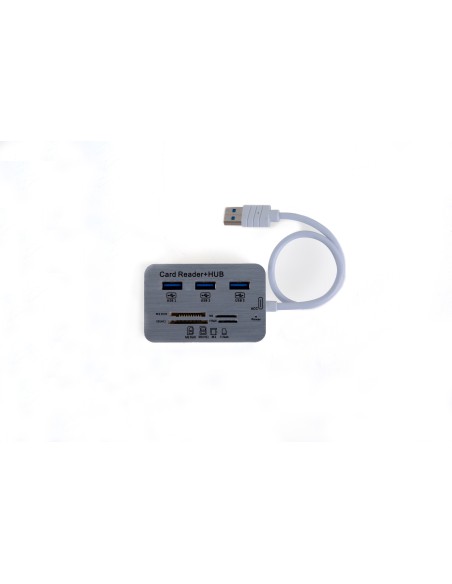 iggual IGG316733 hub de interfaz USB 3.2 Gen 1 (3.1 Gen 1) Type-A 5000 Mbit s Blanco