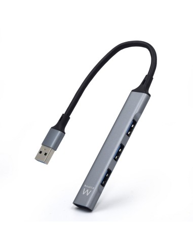 EWENT Hub Slim Usb 4 puertos