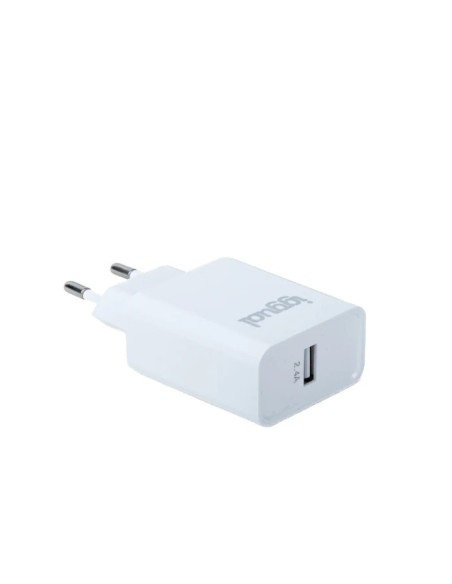 iggual Cargador de pared 1xUSB 5V 2.4A (12W)