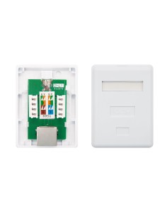 Nanocable 10.21.1101 caja de tomacorriente RJ-45