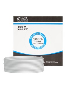 Nanocable Bobina Cable RJ45 CAT5 FTP Rigido 100M