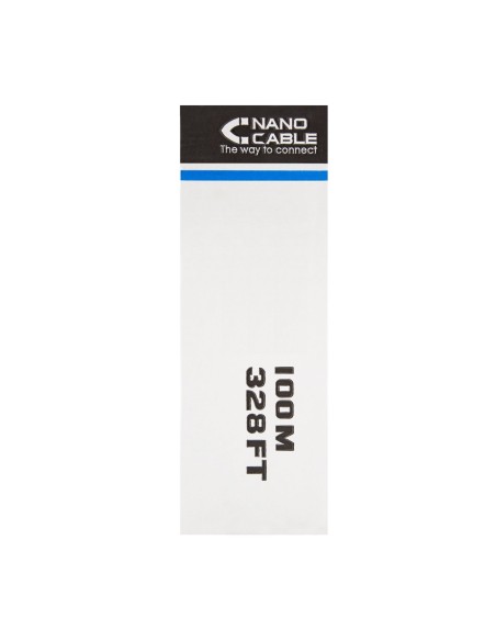 Nanocable Bobina Cable RJ45 CAT5 FTP Rigido 100M