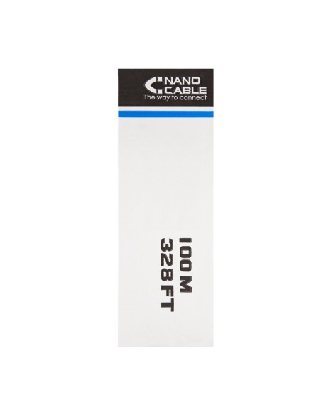 Nanocable Cable Red RJ45 Cat.6 UTP Rigido AWG24 Exterior, 100 M