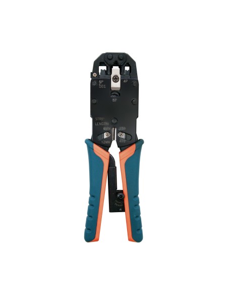 Nanocable 10.31.0102 crimpadora Herramienta para prensar Negro, Naranja