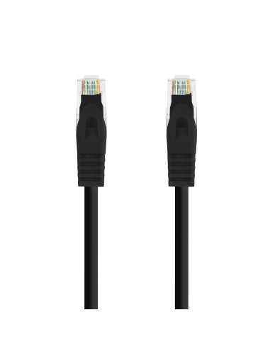 Nanocable Cable Red Latiguillo RJ45 LSZH CAT.6A UTP AWG24, Negro, 30 cm