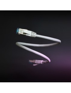 Nanocable Cable de Red Latiguillo Cat.7 600MHZ LSZH SFTP PIMF AWG26, Gris, 25 cm