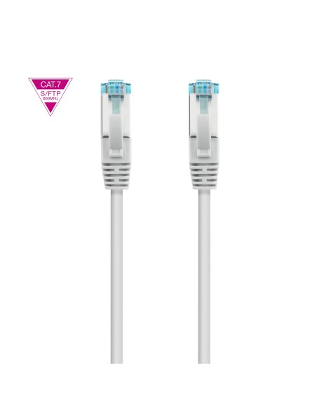 Nanocable Cable de Red Cat.7 600MHZ LSZH SFTP PIMF AWG26, Gris, 25 m