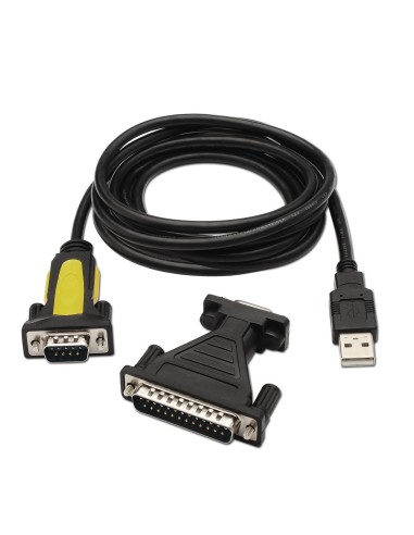 AISENS A104-0039 cambiador de género para cable USB A RS232