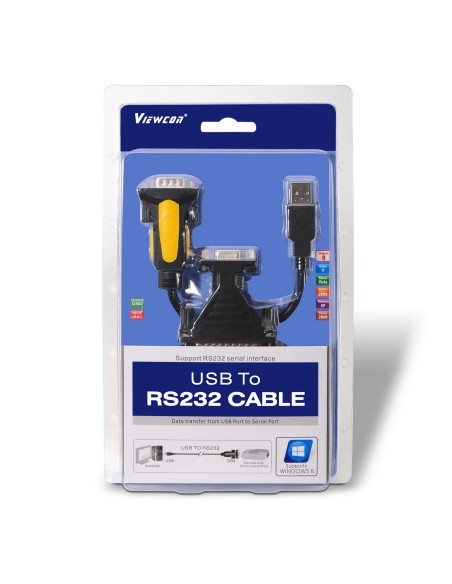 AISENS A104-0039 cambiador de género para cable USB A RS232