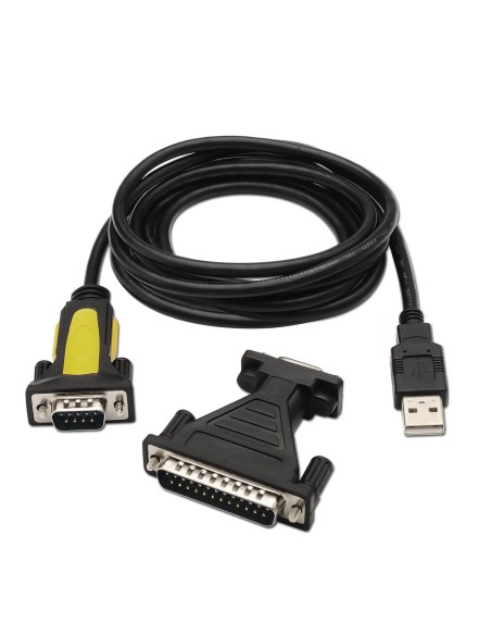 AISENS A104-0039 cambiador de género para cable USB A RS232