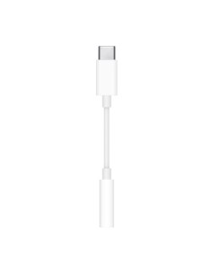 AISENS Conversor USB-C a audio estilo Apple, USB-C M-Jack 3.5 H, Blanco, 15 cm
