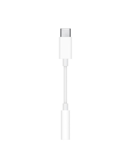 AISENS Conversor USB-C a audio estilo Apple, USB-C M-Jack 3.5 H, Blanco, 15 cm