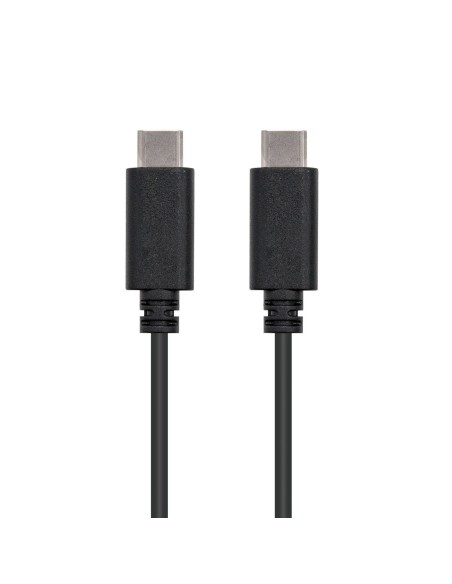Nanocable USB 2.0, 2m cable USB USB C Negro