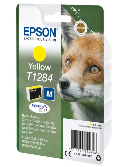 Epson Singlepack Yellow T1284 DURABrite Ultra Ink