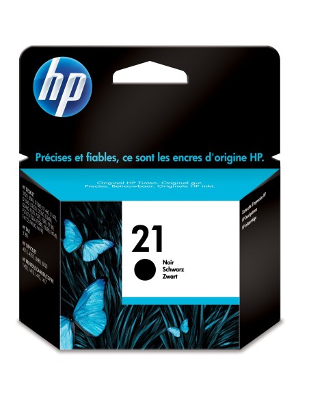HP 21 cartucho de tinta Original Rendimiento estándar Negro