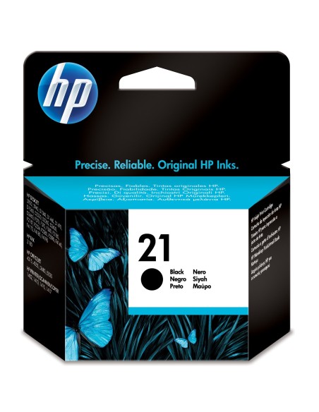 HP 21 cartucho de tinta Original Rendimiento estándar Negro
