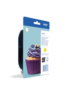 Brother LC-123YBP cartucho de tinta 1 pieza(s) Original Amarillo