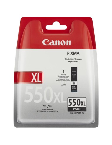 Canon PGI-550XL PGBK w sec cartucho de tinta 1 pieza(s) Original Alto rendimiento (XL)