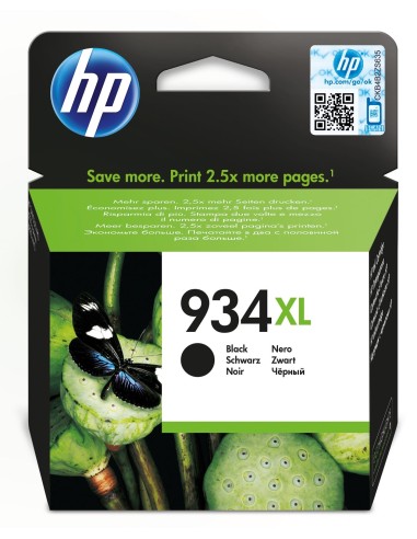 HP 934XL cartucho de tinta 1 pieza(s) Original Alto rendimiento (XL) Negro