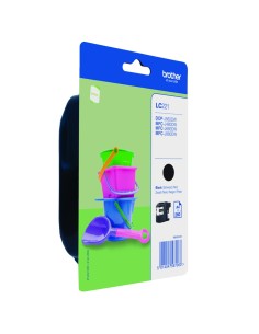 Brother LC221BKBP cartucho de tinta 1 pieza(s) Original Rendimiento estándar Negro