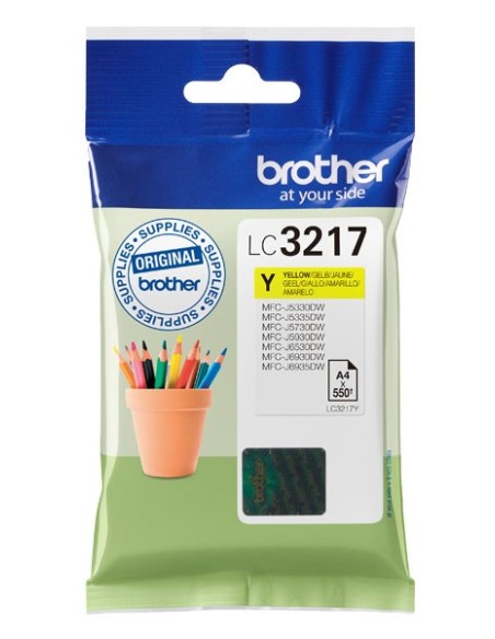 Brother LC-3217Y cartucho de tinta Original Amarillo