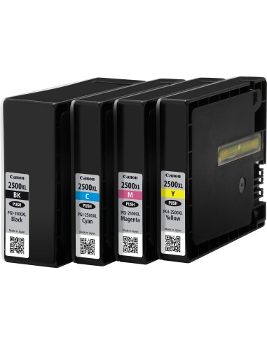 Canon PGI-2500XL C M Y BK cartucho de tinta Original Negro,
