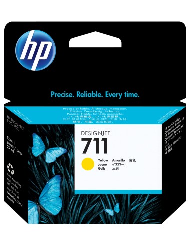 HP 711 cartucho de tinta Original Amarillo