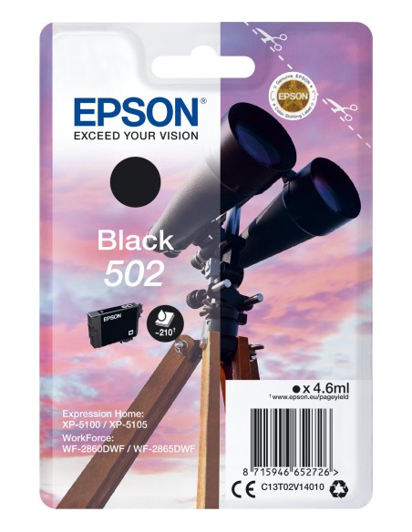 Epson Singlepack Black 502 Ink