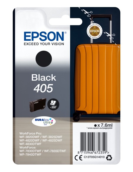 Epson 405 DURABrite Ultra Ink cartucho de tinta 1 pieza(s) Original Negro