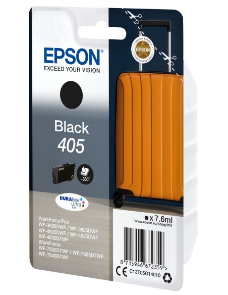 Epson 405 DURABrite Ultra Ink cartucho de tinta 1 pieza(s) Original Negro